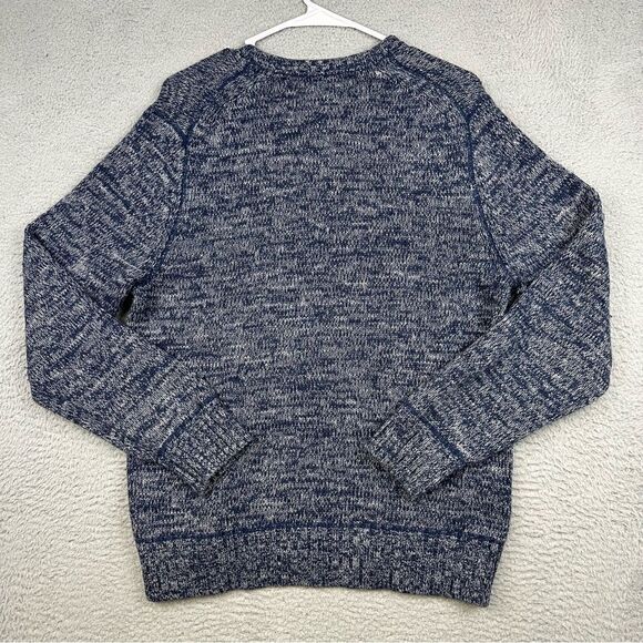 Levis Knit‎ Sweatshirt Mens Medium Blue Gray Pullover Sweater Winter Casual - Picture 5 of 15